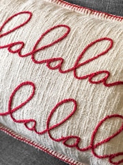 Gallery Home Red Falala Stitched Cushion - Image 2 of 6
