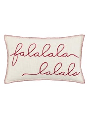 Gallery Home Red Falala Stitched Cushion - Image 4 of 6