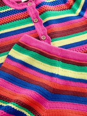 Dundă strălucitoare - Knitted Shorts And Cardigan Set (3mths-7yrs) - Imaginea 7 din 8