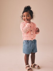 Fluro Orange Knitted Cardigan (3mths-10yrs) - Image 2 of 8