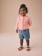 Fluro Orange Knitted Cardigan (3mths-10yrs) - Image 3 of 8