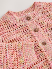 Fluro Orange Knitted Cardigan (3mths-10yrs) - Image 7 of 8