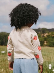 Ecru Strawberry Cardigan (3mths-10yrs) - Image 3 of 7