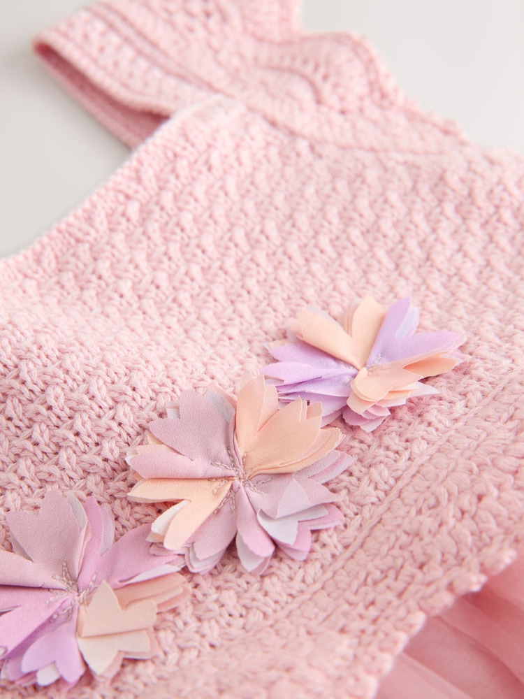 Pink Occasion Flower Dress (3mths-10yrs) - Image 8 of 8 Pink Occasion Flower Dress (3mths-10yrs) - Image 8 of 8