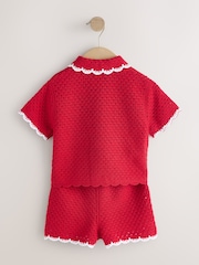 Rouge - Scallop Edge Crochet Set (3mths-7yrs) - Image 6 de 8