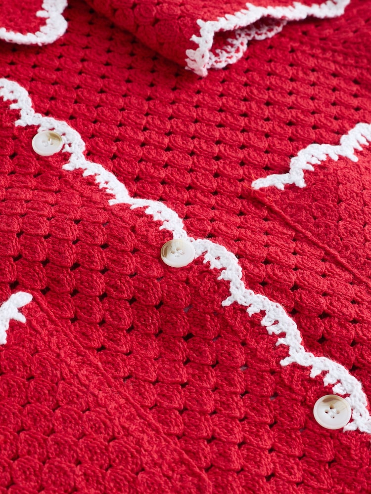 Rouge - Scallop Edge Crochet Set (3mths-7yrs) - Image 8 de 8