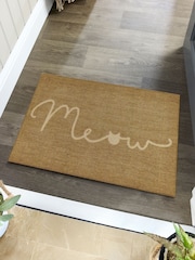Howler & Scratch Beige Meow Mat - Image 1 of 4