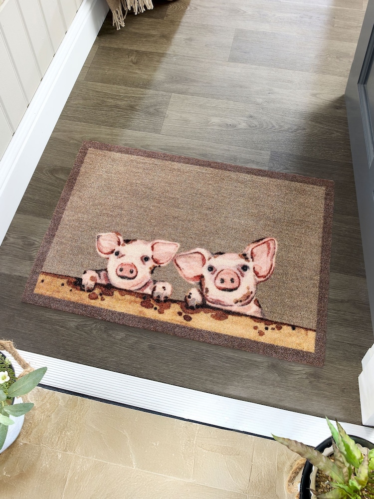 My Mat Brown Piglets Mat - Image 1 of 4 My Mat Brown Piglets Mat - Image 1 of 4