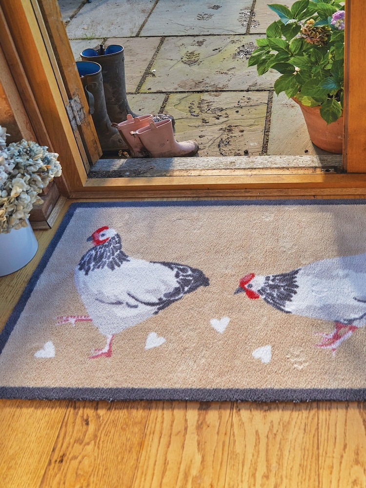 Hug Rug Beige Chicken 1 Runner - Image 1 of 3 Hug Rug Beige Chicken 1 Runner - Image 1 of 3