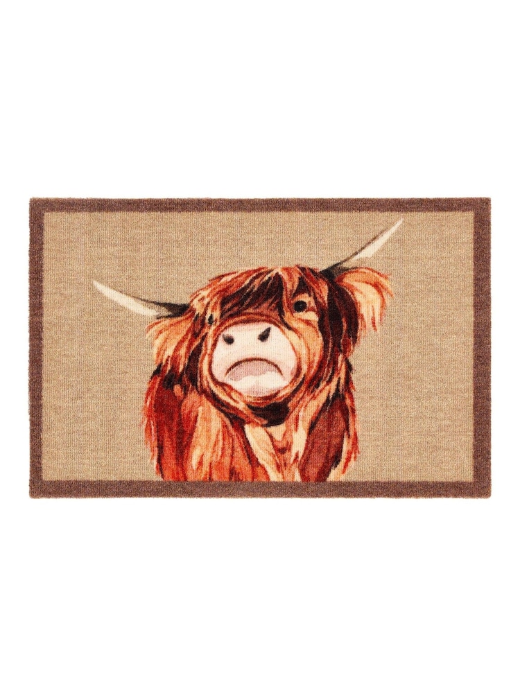 My Mat Brown Highland Cow Mat - Image 4 of 4