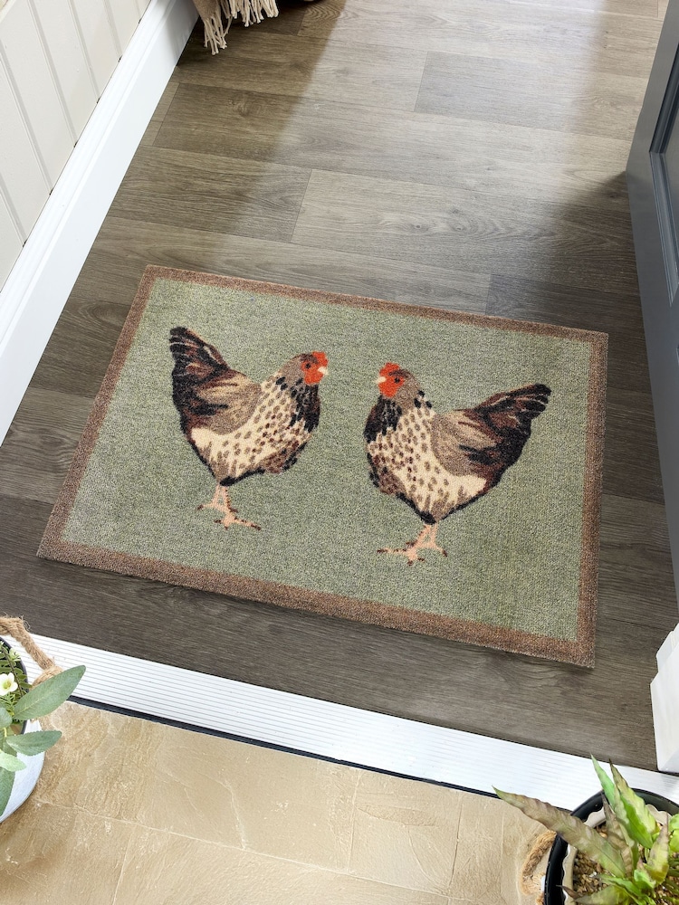 My Mat Green Chickens Mat - Image 1 of 4