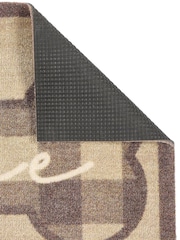 Howler & Scratch Brown Plaid Home Mat - Image 2 of 4