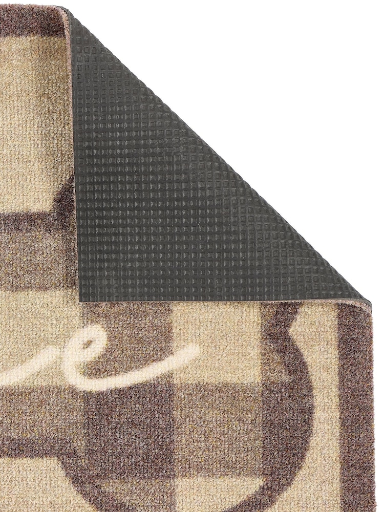 Howler & Scratch Brown Plaid Home Mat - Image 2 of 4