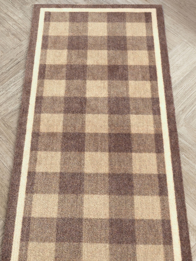 Howler & Scratch Brown Plaid Home Runner - Image 1 of 3