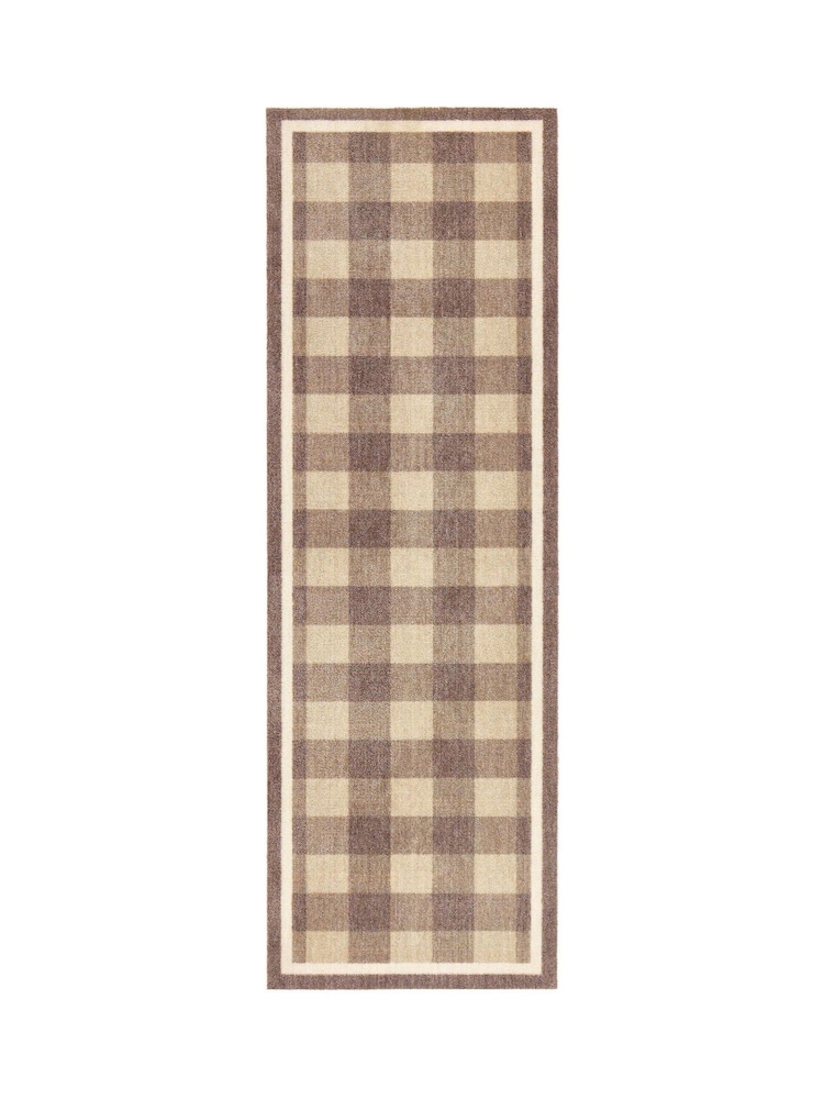 Howler & Scratch Brown Plaid Home Runner - Image 3 of 3