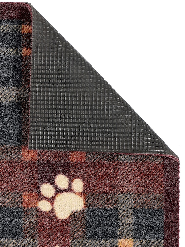 Howler & Scratch Blue Plaid Paws Runner - Image 2 of 4
