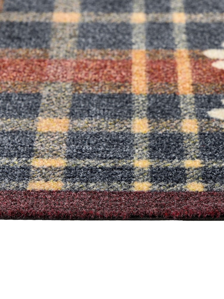 Howler & Scratch Blue Plaid Paws Runner - Image 4 of 4