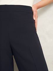 Hobbs Blue Petite Petite Mel Wide Trousers - Image 3 of 4