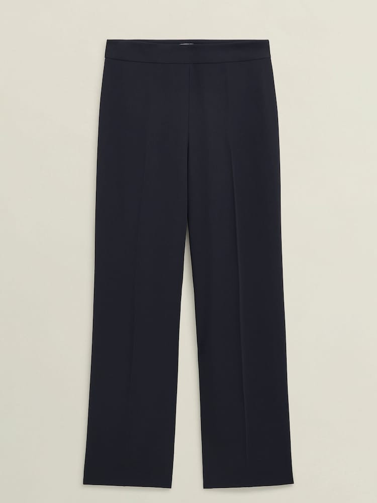 Hobbs Blue Petite Petite Mel Wide Trousers - Image 4 of 4