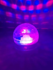 Gift Republic Silver Disco Fever Bath Light - Image 3 of 9