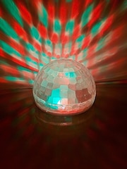 Gift Republic Silver Disco Fever Bath Light - Image 4 of 9