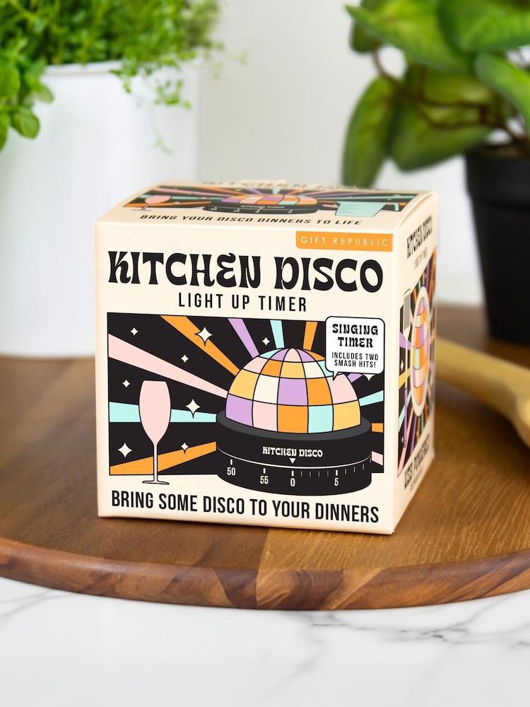 Gift Republic Orange Kitchen Disco Light Up Timer - Image 2 of 8