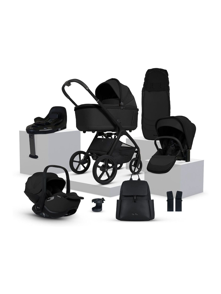 Silver Cross Onyx Cove 360 Nursery Travel System Ultimate Bundle Pushchair - Image 1 of 7 Silver Cross Onyx Cove 360 Nursery Travel System Ultimate Bundle Pushchair - Image 1 of 7