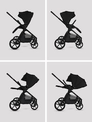 Silver Cross Onyx Cove 360 Nursery Travel System Ultimate Bundle Pushchair - Image 3 of 7