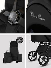Silver Cross Onyx Cove 360 Nursery Travel System Ultimate Bundle Pushchair - Image 5 of 7