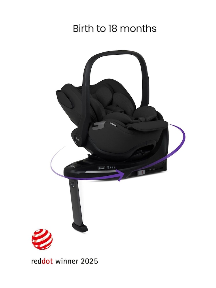 Silver Cross Onyx Cove 360 Nursery Travel System Ultimate Bundle Pushchair - Image 7 of 7 Silver Cross Onyx Cove 360 Nursery Travel System Ultimate Bundle Pushchair - Image 7 of 7