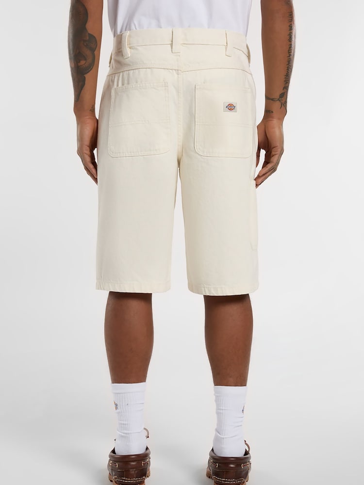 Dickies White Ground Madison Denim Shorts - Image 2 of 6