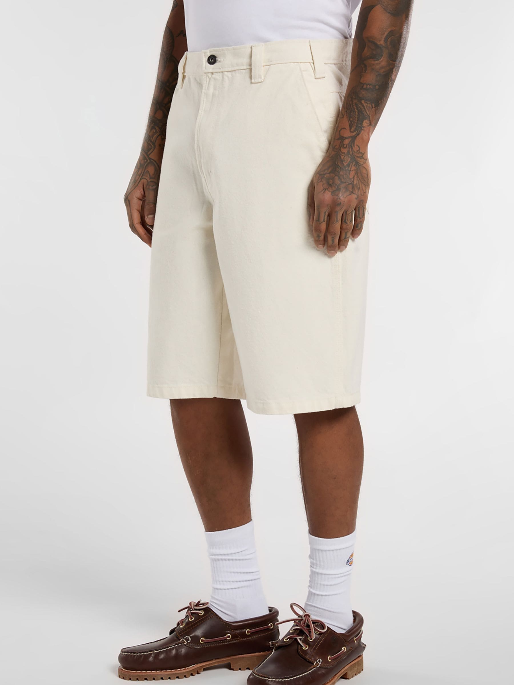 Buy Dickies White Ground Ground Madison Denim Jorts from Next Canada