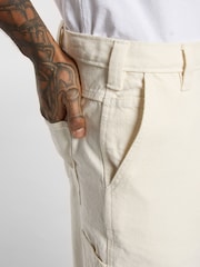 Dickies White Ground Madison Denim Shorts - Image 4 of 6