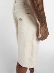 Dickies White Ground Madison Denim Shorts - Image 5 of 6