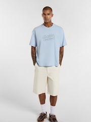 Dickies White Ground Madison Denim Shorts - Image 6 of 6