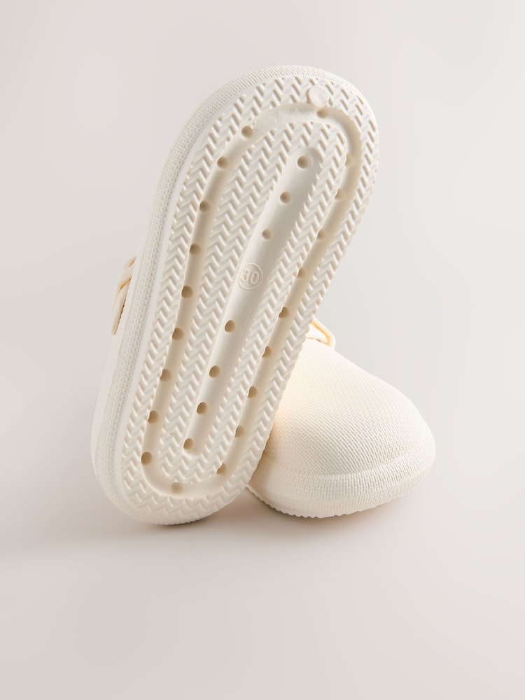 Cream Buckle Clogs - Image 6 of 6 Cream Buckle Clogs - Image 6 of 6