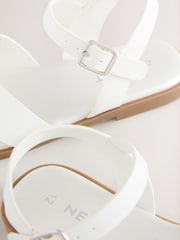 White Bow Sandals - Image 4 of 5