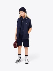 Lacoste Blue Petit Piqué Logo Polo Shirt - Image 1 of 4