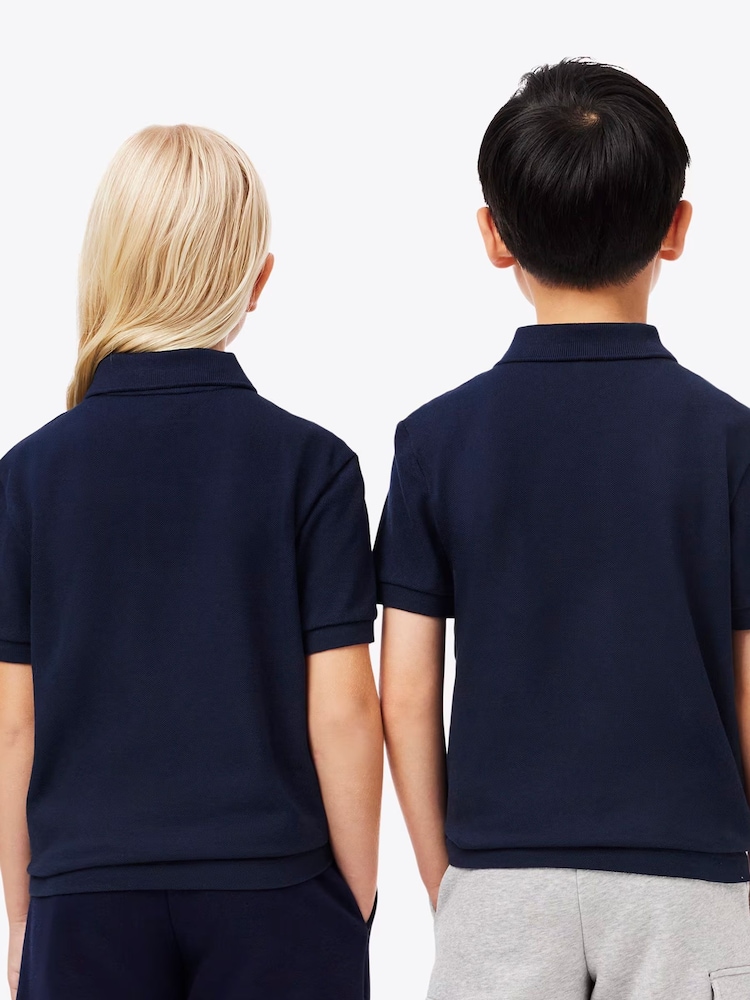 Lacoste Blue Petit Piqué Logo Polo Shirt - Image 2 of 4