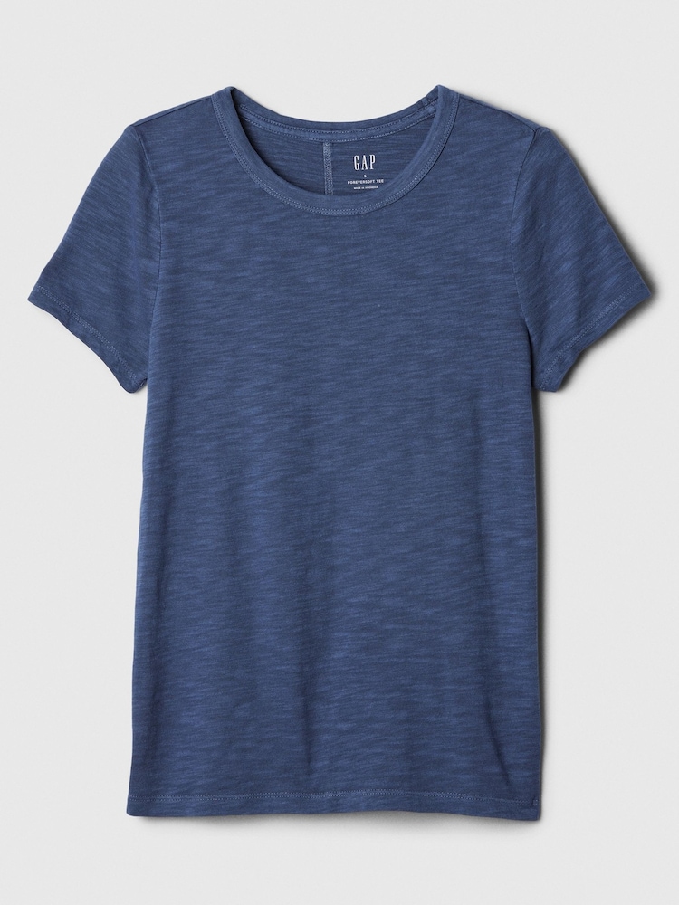 Gap Navy Blue Cotton Short Sleeve Crew Neck T-Shirt - Image 5 of 5