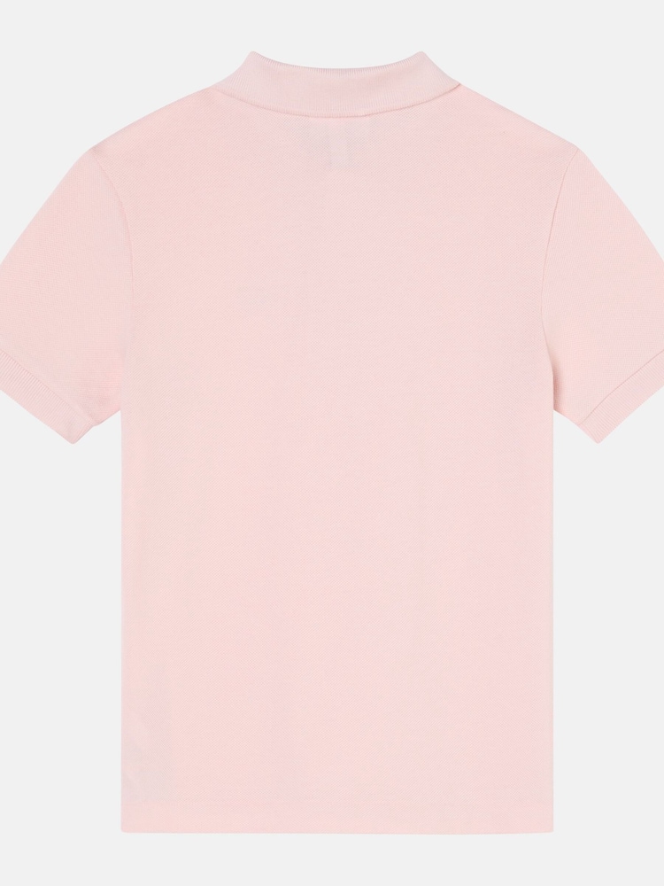 Lacoste Pink Petit Piqué Logo Polo Shirt - Image 2 of 2
