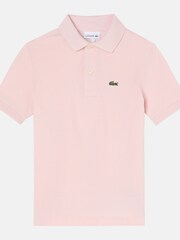 Lacoste Pink Petit Piqué Logo Polo Shirt - Image 4 of 6
