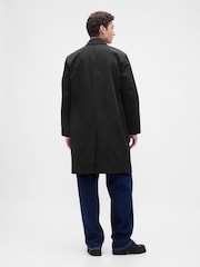 Gap Black Mac Coat - Image 2 of 4