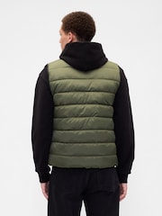 Gap Green Relaxed ColdControl Puffer Vest - Image 2 of 4