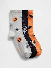 Gap Multi Halloween Crew Socks 3-Pack - Image 1 of 1