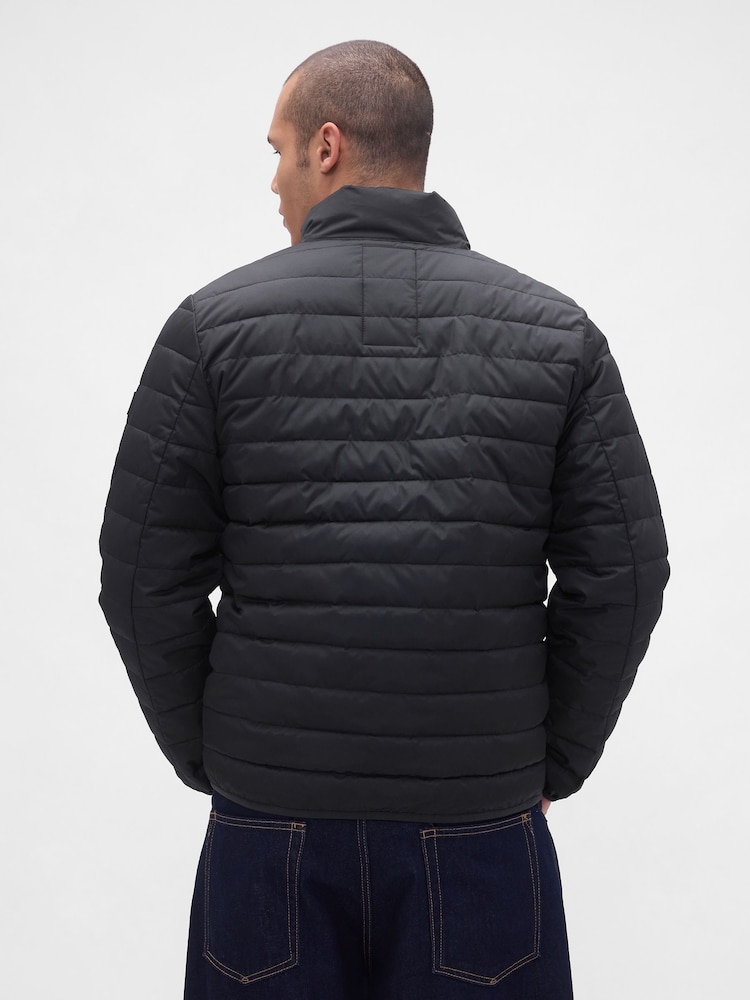 Gap Black Relaxed Cold Control Puffer Jacket - Image 2 of 4