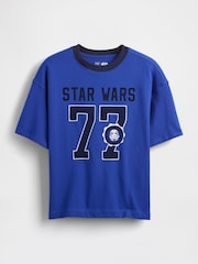 Gap Blue Star Wars Graphic T-Shirt (4-13yrs) - Image 1 of 3