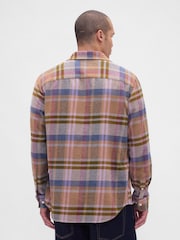 Gap Multi Cotton Relaxed Flannel Shirt - Image 2 of 4
