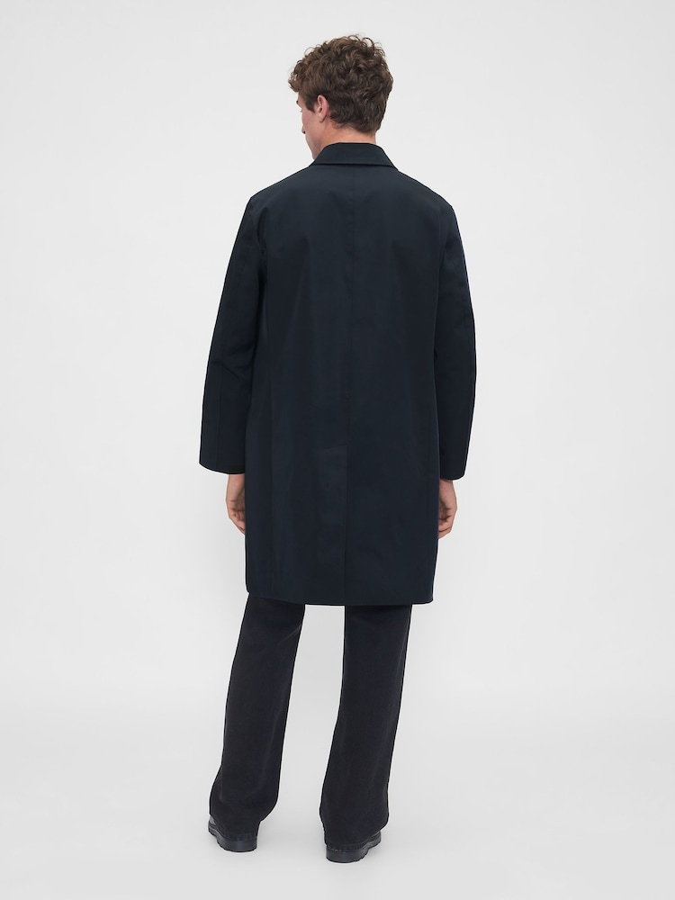 Gap Blue Mac Coat - Image 2 of 4