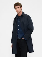 Gap Blue Mac Coat - Image 3 of 4